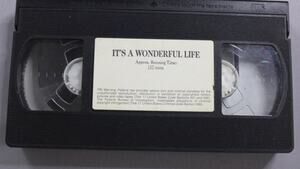 It's a Wonderful Life VHS James Stewart Drama Frank Capra